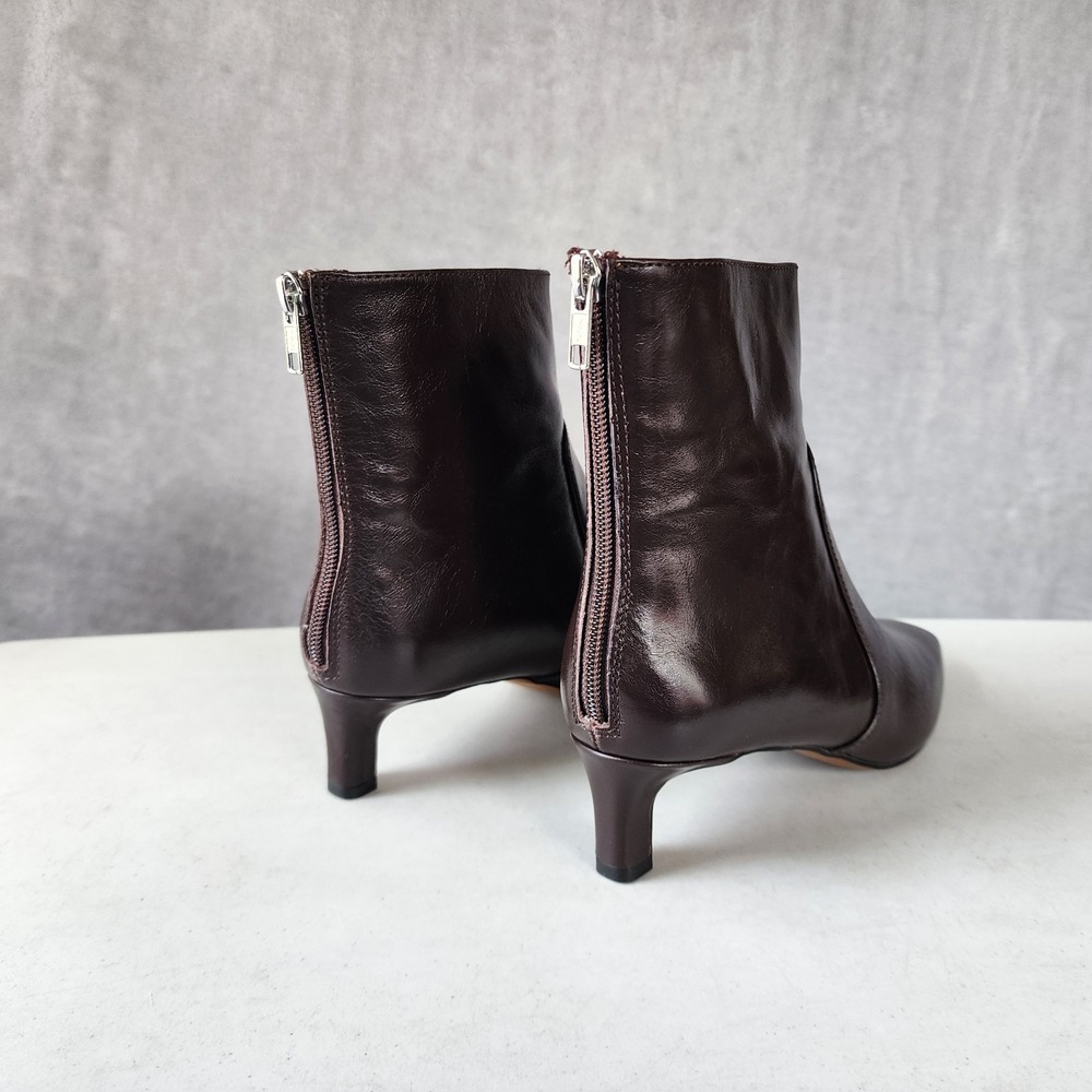 Madewell Dark Brown Leather Ankle Boots - Picture 13 of 13